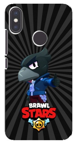 Чехол с принтом «Crow Brawl Stars» для Xiaomi Mi A2