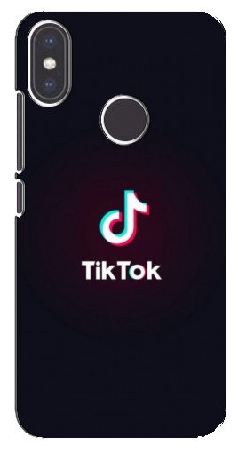 Чехол с печатью «TikTok темный»  для Xiaomi Mi A2