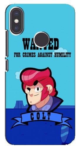 Силиконовый чехол с изображением «WANTED COLT» для Xiaomi Mi A2