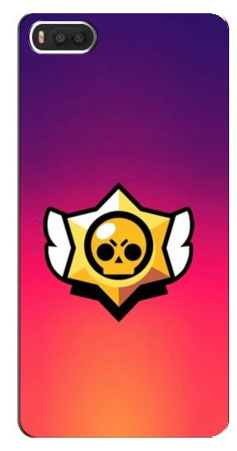 Чехол с печатью «Логотип Brawl Stars»  для Xiaomi Mi8