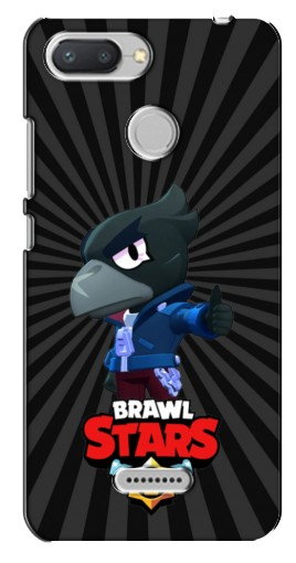 Чехол с печатью «Crow Brawl Stars»  для Xiaomi Redmi 6