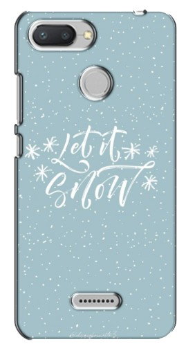 Силиконовый чехол с изображением «Let it Snow» для Xiaomi Redmi 6