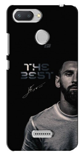 Чехол с печатью «The Best Messi»  для Xiaomi Redmi 6