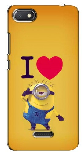 Чехол с принтом «I Love Minion» для Xiaomi Redmi 6A