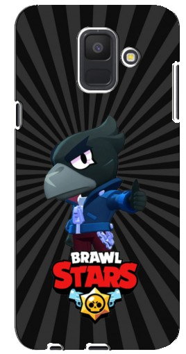 Чехол с принтом «Crow Brawl Stars» для Samsung Galaxy A6 2018, A600F