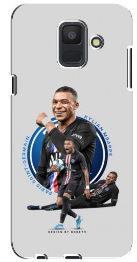 Силиконовый чехол с изображением «Kylian Mbappe» для Samsung Galaxy A6 2018, A600F