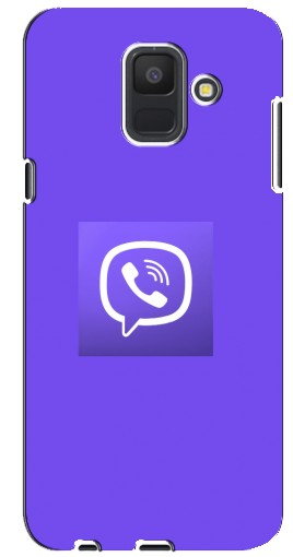 Чехол с принтом «Лого Viber» для Samsung Galaxy A6 2018, A600F