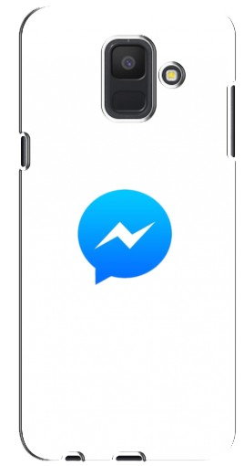 Чехол с печатью «messenger logo»  для Samsung Galaxy A6 2018, A600F