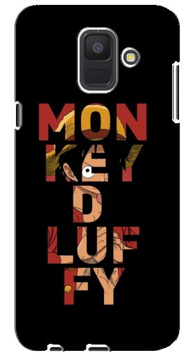 Силиконовый чехол с изображением «Monky d Luffy» для Samsung Galaxy A6 2018, A600F