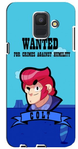 Чехол с печатью «WANTED COLT»  для Samsung Galaxy A6 2018, A600F