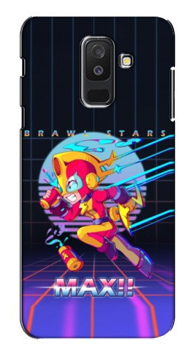 Силиконовый чехол с изображением «Brawl MAX» для Samsung Galaxy A6 Plus 2018 (A6 Plus 2018, A605)