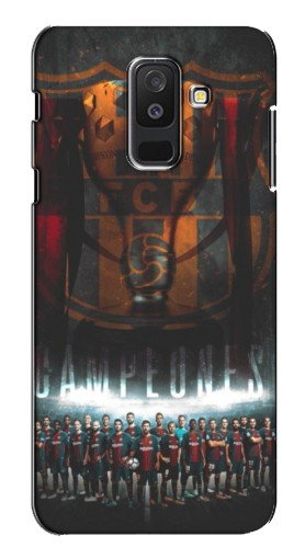 Силиконовый чехол с изображением «FCB Campeones» для Samsung Galaxy A6 Plus 2018 (A6 Plus 2018, A605