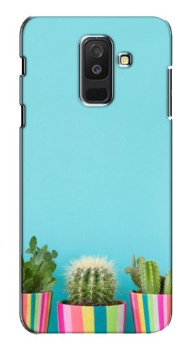 Чехол с печатью «Маленькие кактусы»  для Samsung Galaxy A6 Plus 2018 (A6 Plus 2018, A605)