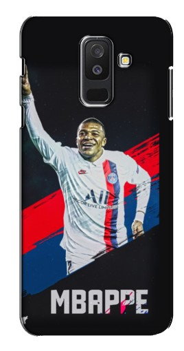 Силиконовый чехол с изображением «Mbappe в ПСЖ» для Samsung Galaxy A6 Plus 2018 (A6 Plus 2018, A605)