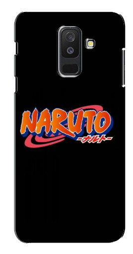 Силиконовый чехол с изображением «Надпись Naruto» для Samsung Galaxy A6 Plus 2018 (A6 Plus 2018, A60