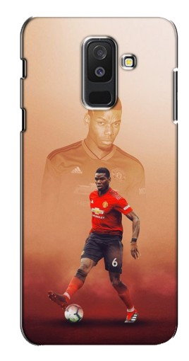 Силиконовый чехол с изображением «Pogba с Манчестера» для Samsung Galaxy A6 Plus 2018 (A6 Plus 2018,