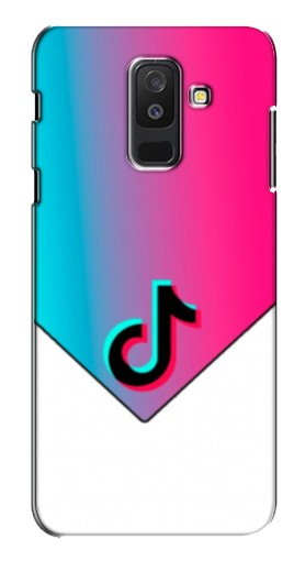 Чехол с принтом «Tiktok Logo» для Samsung Galaxy A6 Plus 2018 (A6 Plus 2018, A605)