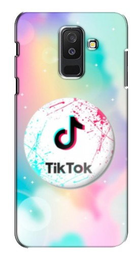 Чехол с печатью «TikTok принт»  для Samsung Galaxy A6 Plus 2018 (A6 Plus 2018, A605)