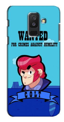 Чехол с печатью «WANTED COLT»  для Samsung Galaxy A6 Plus 2018 (A6 Plus 2018, A605)