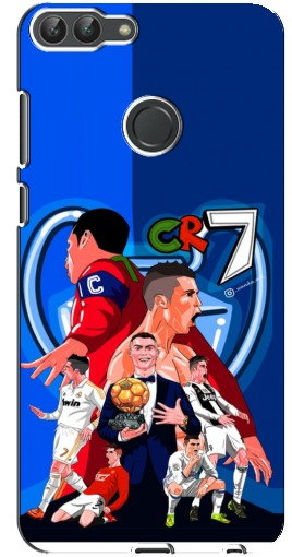 Чехол с картинкой «CR7» для Huawei P Smart, Enjoy 7s, FIG-LA1