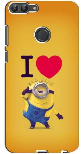 Чехол с картинкой «I Love Minion» для Huawei P Smart, Enjoy 7s, FIG-LA1