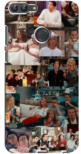 Силиконовый чехол с изображением «Коллаж Друзья » для Huawei P Smart, Enjoy 7s, FIG-LA1