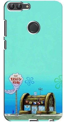 Чехол с принтом «Krusty Krab» для Huawei P Smart, Enjoy 7s, FIG-LA1