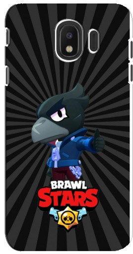 Силиконовый чехол с изображением «Crow Brawl Stars» для Samsung Galaxy J4 2018, SM-J400F