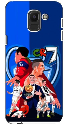 Силиконовый чехол с изображением «CR7» для Samsung Galaxy J6 2018, J600F