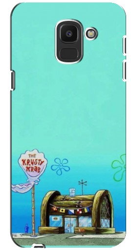 Силиконовый чехол с изображением «Krusty Krab» для Samsung Galaxy J6 2018, J600F