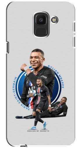 Силиконовый чехол с изображением «Kylian Mbappe» для Samsung Galaxy J6 2018, J600F