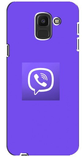 Чехол с печатью «Лого Viber»  для Samsung Galaxy J6 2018, J600F