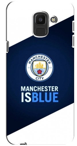 Чехол с принтом «Manchester is Blue» для Samsung Galaxy J6 2018, J600F