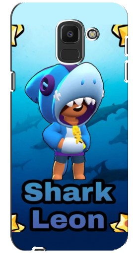 Силиконовый чехол с изображением «Shark Leon» для Samsung Galaxy J6 2018, J600F