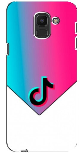 Чехол с картинкой «Tiktok Logo» для Samsung Galaxy J6 2018, J600F