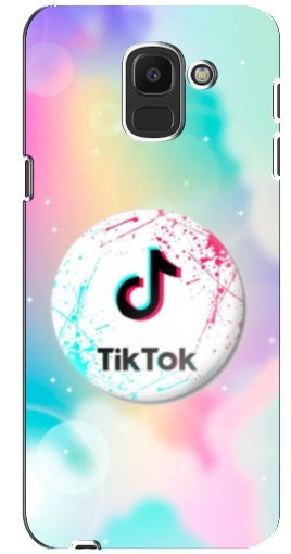 Чехол с картинкой «TikTok принт» для Samsung Galaxy J6 2018, J600F