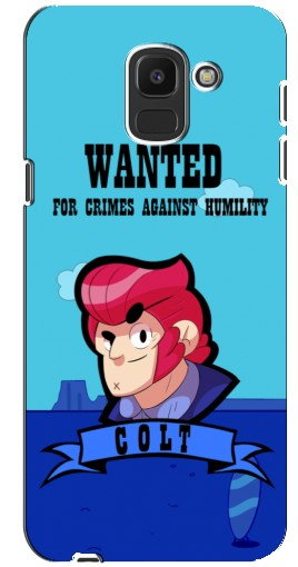 Чехол с печатью «WANTED COLT»  для Samsung Galaxy J6 2018, J600F