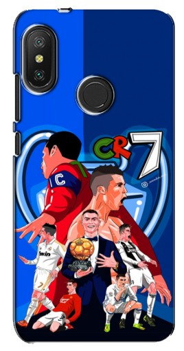 Чехол с принтом «CR7» для Xiaomi Redmi 6 pro