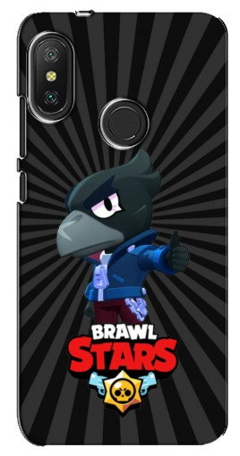 Чехол с принтом «Crow Brawl Stars» для Xiaomi Redmi 6 pro