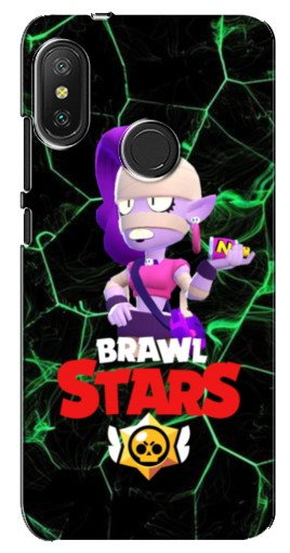 Силиконовый чехол с изображением «Emz Brawl Stars» для Xiaomi Redmi 6 pro