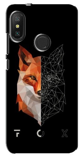 Чехол с печатью «Fox»  для Xiaomi Redmi 6 pro