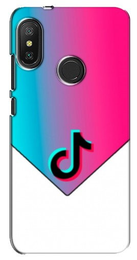 Чехол с картинкой «Tiktok Logo» для Xiaomi Redmi 6 pro