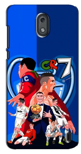 Силиконовый чехол с изображением «CR7» для Nokia 2