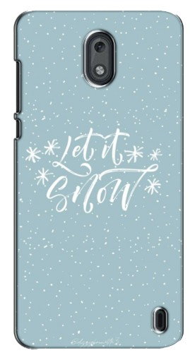 Чехол с печатью «Let it Snow»  для Nokia 2