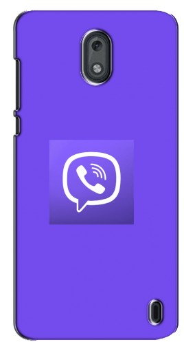 Силиконовый чехол с изображением «Лого Viber» для Nokia 2