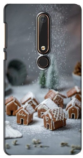 Силиконовый чехол с изображением «Домики из пряников» для Nokia 6 2018