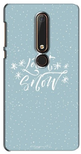 Чехол с печатью «Let it Snow»  для Nokia 6 2018