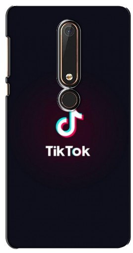 Силиконовый чехол с изображением «TikTok темный» для Nokia 6 2018