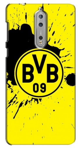 Чехол с печатью «Красочный лого BVB»  для Nokia 8