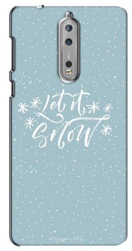 Чехол с картинкой «Let it Snow» для Nokia 8